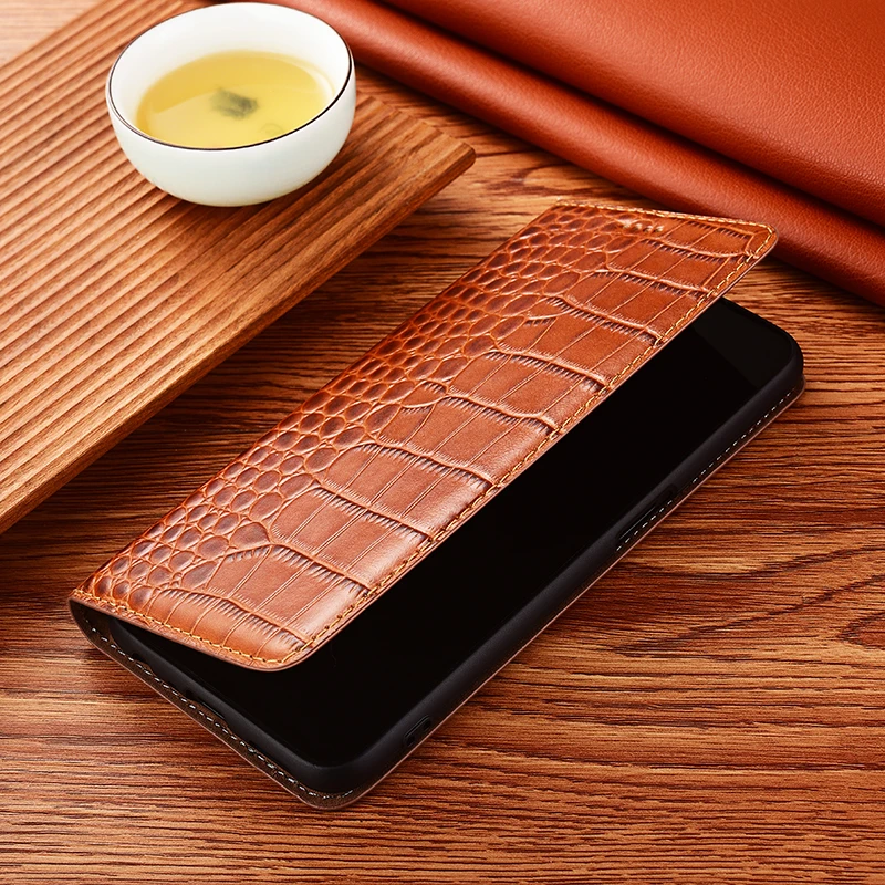 Luxury Genuine leather Phone Case For UMIDIGI Bison 2 Pro Flip