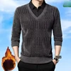 Lantern Long Sleeve Casual Pullover Men's Clothing Round Neck Turn-down Collar Fake Two Pieces Hoodies Autumn Winter Tops 2