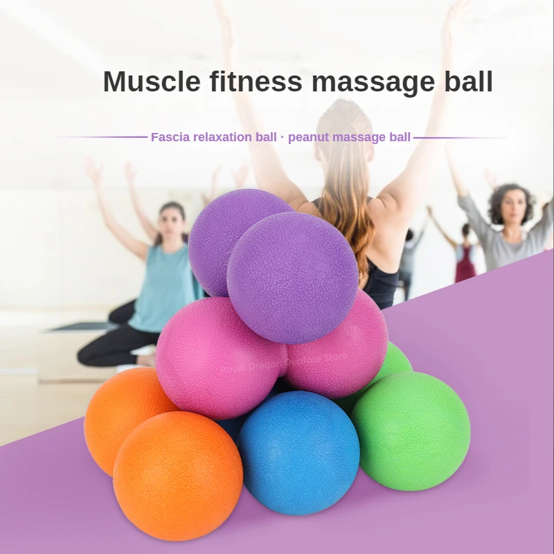 Massage Ball 6.1cm Fascia Ball Lacrosse Yoga Muscle Relaxation Pain Relief Portable Physiotherapy