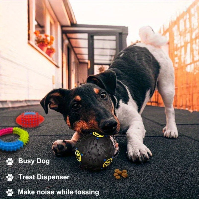Durable Dog Toy Set: Unbreakable Chew Sticks, Tug Ropes & Rubber Balls