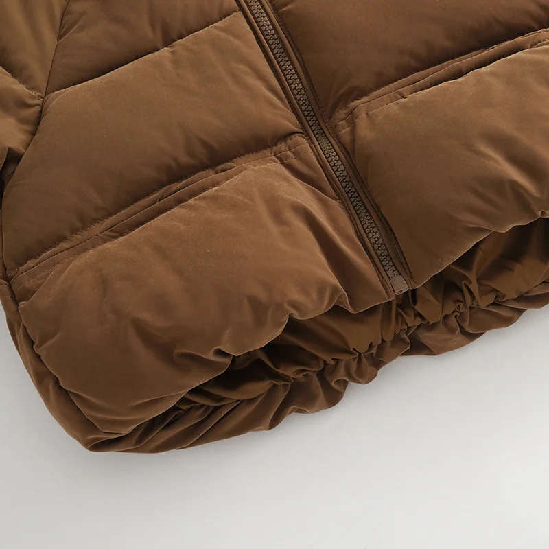 Boys Girls Cartoon Bear Baby Winter Coat Thicken Cotton Jacket Hooded Top Snow Outerwear Korean Costume 1-6T