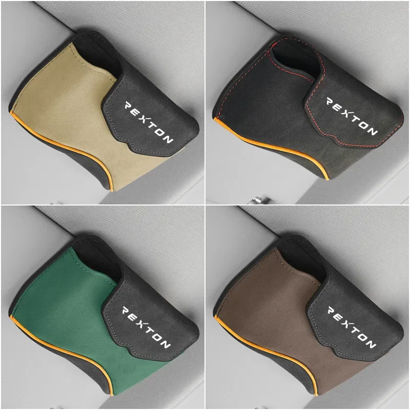 

For Ssangyong Rexton Car Sunglasses Holder Multi-function Glasses Clip Bill Clip Car accessories