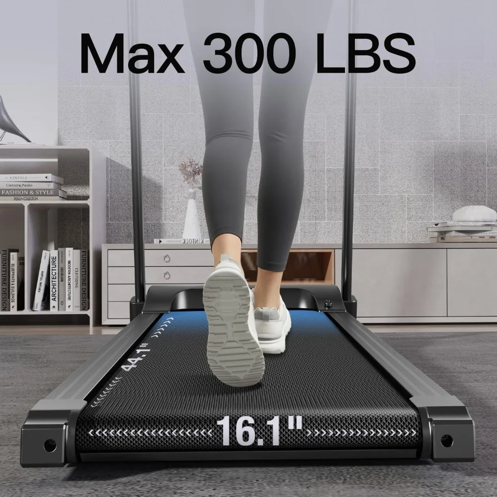 Fitness Home Auto-Folding Incline Treadmill with Pulse Sensors, 3.0 HP Quiet Brushless, 8.7 MPH, 300 lbs Capacity 6