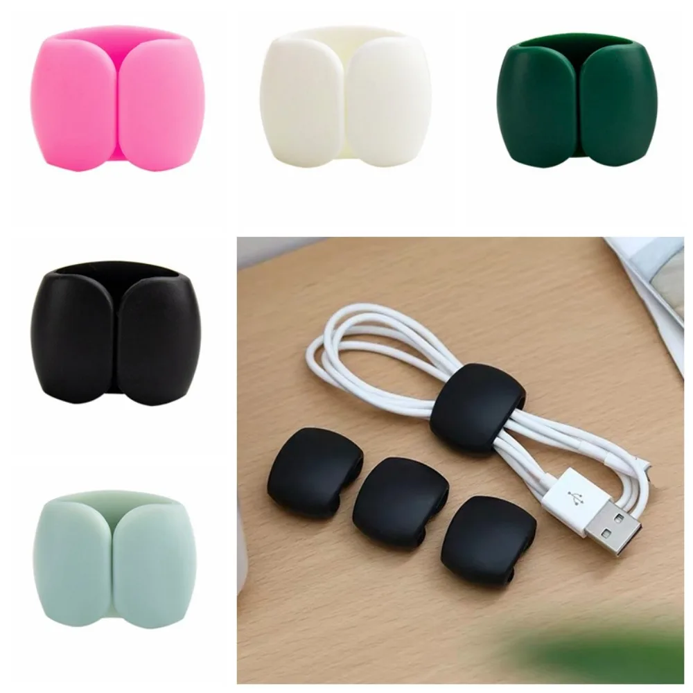 3 Pezzi Clip per Cavi,Organizer a Clip per Cavo,Fermacavi Multifunzione