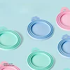 Pet Can Lid Fresh Silicone Cat and Dog Can Seal Lid Universal Adjustable Seal Lid + Spoon Food Storage Tool 2