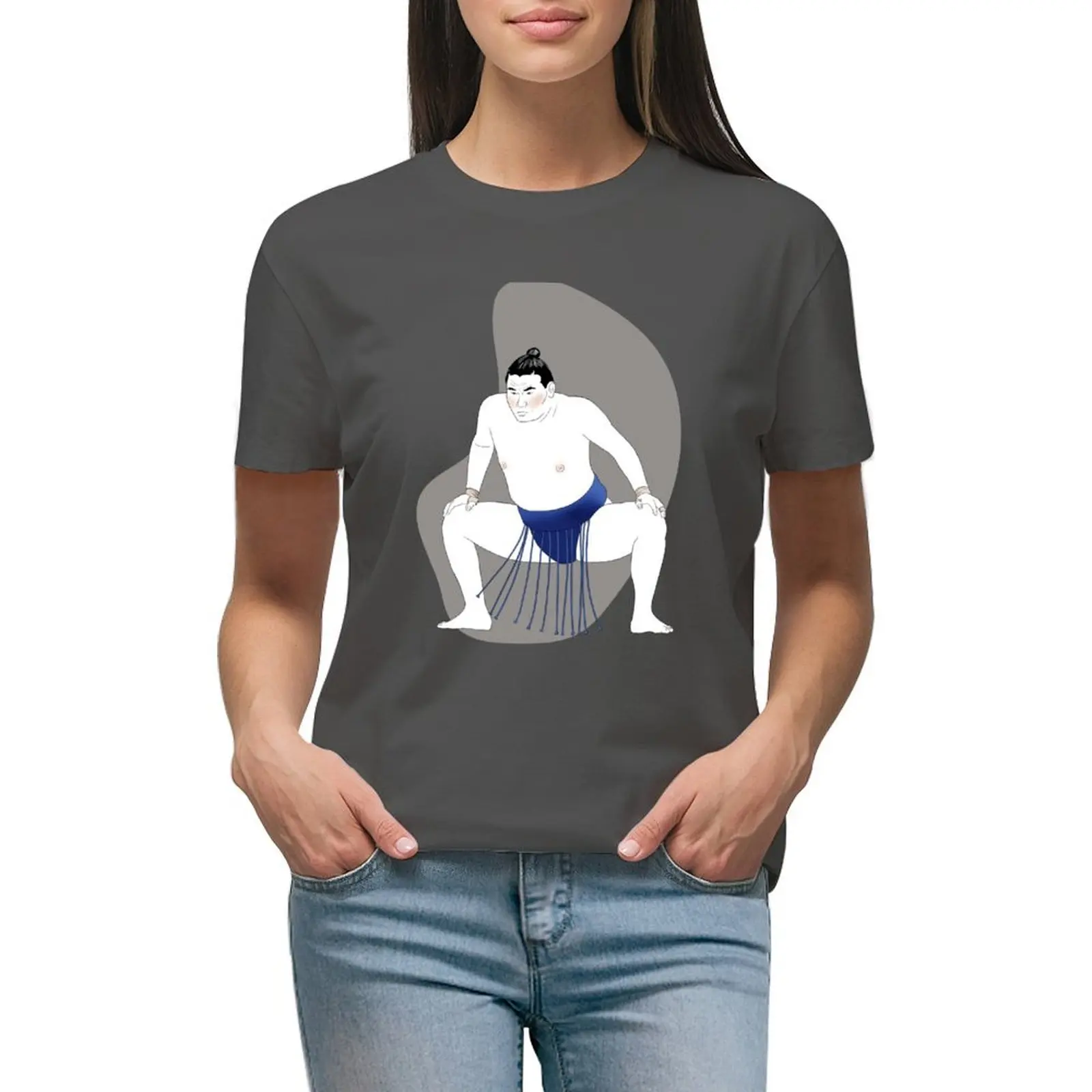 

Sumo - Rikishi Hoshoryu T-shirt cute clothes anime clothes Woman fashion
