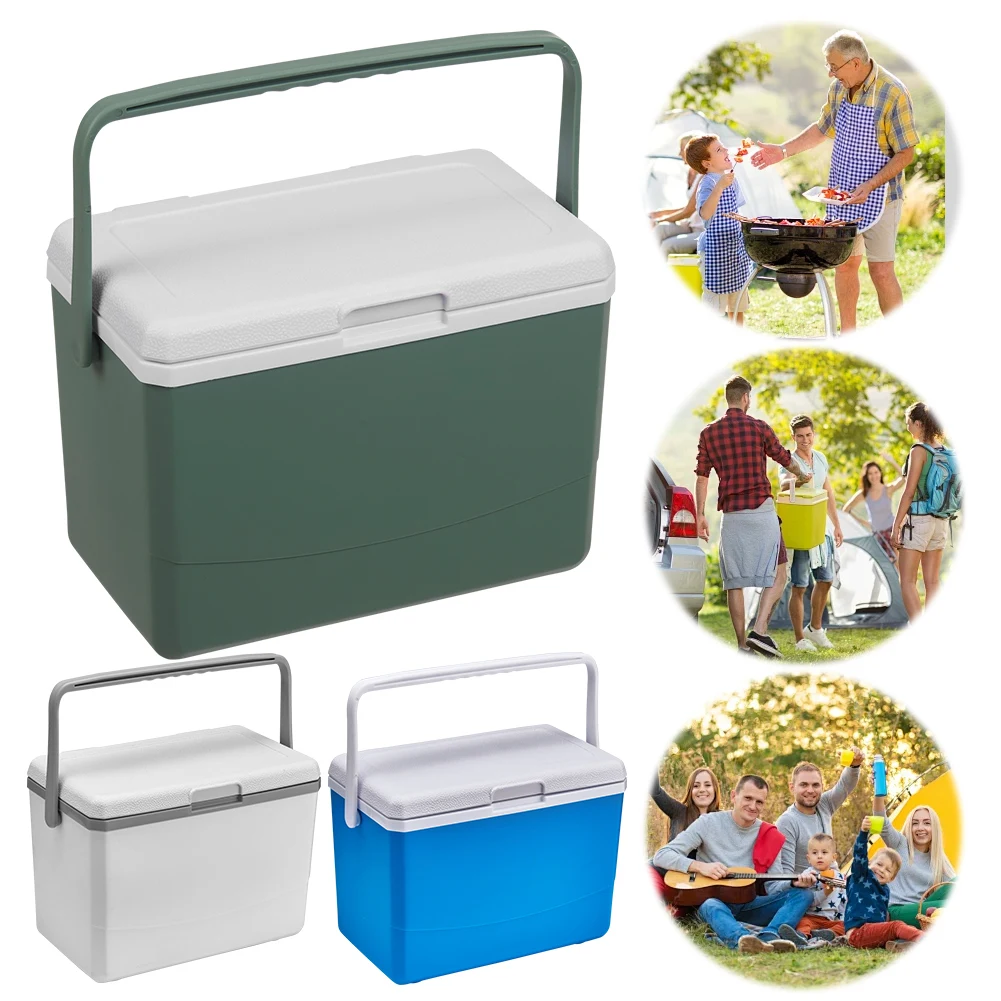 3L Insulated Portable Cooler with Handle Picnic Ice Bucket Heat Preservation Food Storage Cooler Box for Beach Picnic