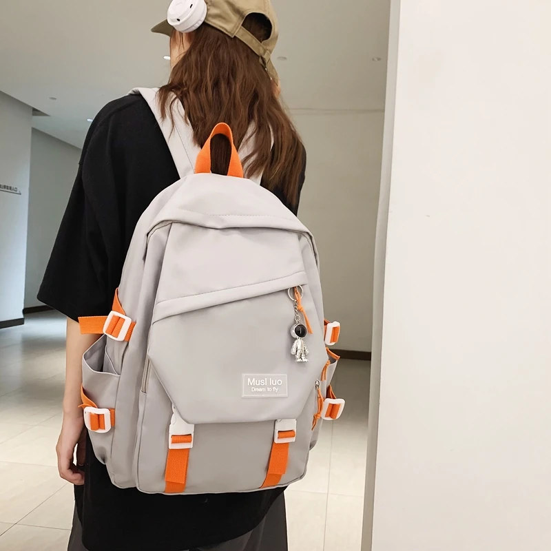 Female College Backpack Cool Laptop Travel New Girl Lady Student Bag