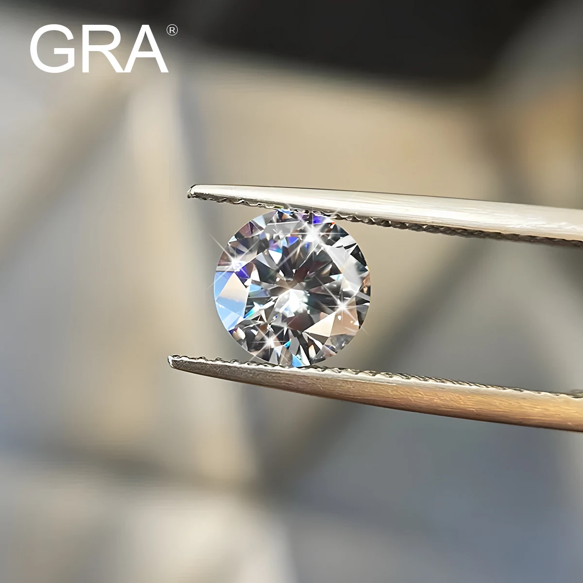 Original 4.5mm Loose Moissanite Stones With Certificate D VVS1 Round Cut Brilliant Diamond Gems For Jewelry Positive Authentic loose gemstones moissanite jewelry materials