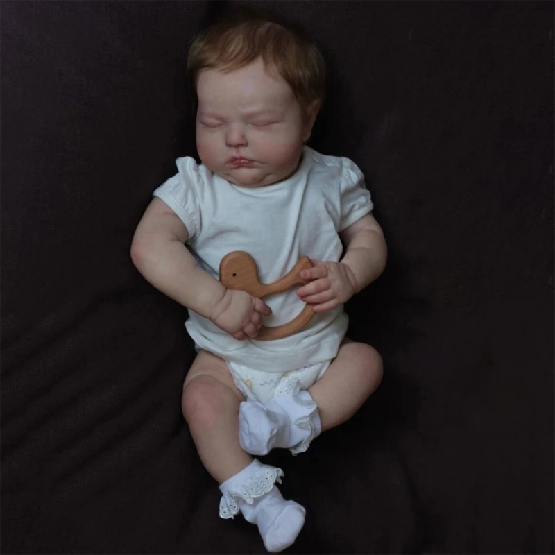 

49cm Realistic Sleeping Soft Toy Hand Painting Reborns Life Like Educational Reborns BoutiqueCollection Kids Favor