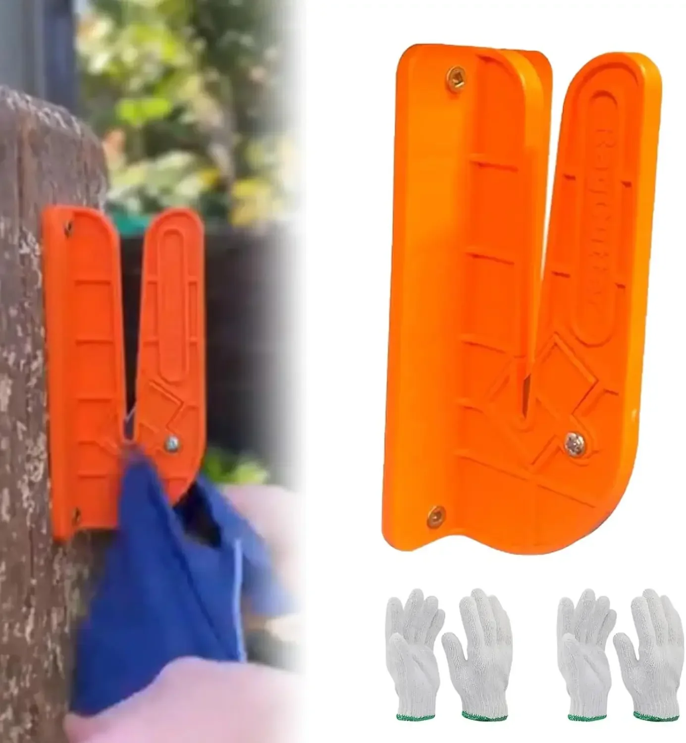 Wall-Mounted Rag Cutter Shirt Cutter Orange Wall Mount Easy Fast Cutting for Cutting Cloth Cutter