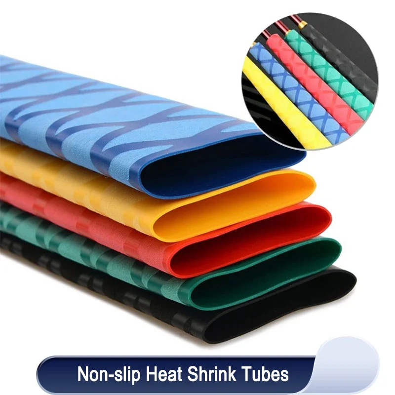 

1/3/5pcs Non Slip Heat Shrink Tube Fishing Rod Wrap 15 18 20 22 25 28 30 35 40 45 50mm Handle Insulated Protect Waterproof Cover