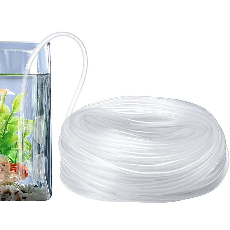 Aquarium Tubing Hose Pipe Airline Silicone Tubing Standard 3/16" Tubing for Fish Tank Air Pump aquarium tubing connectors aquarium air pipeline peristaltic pump tube