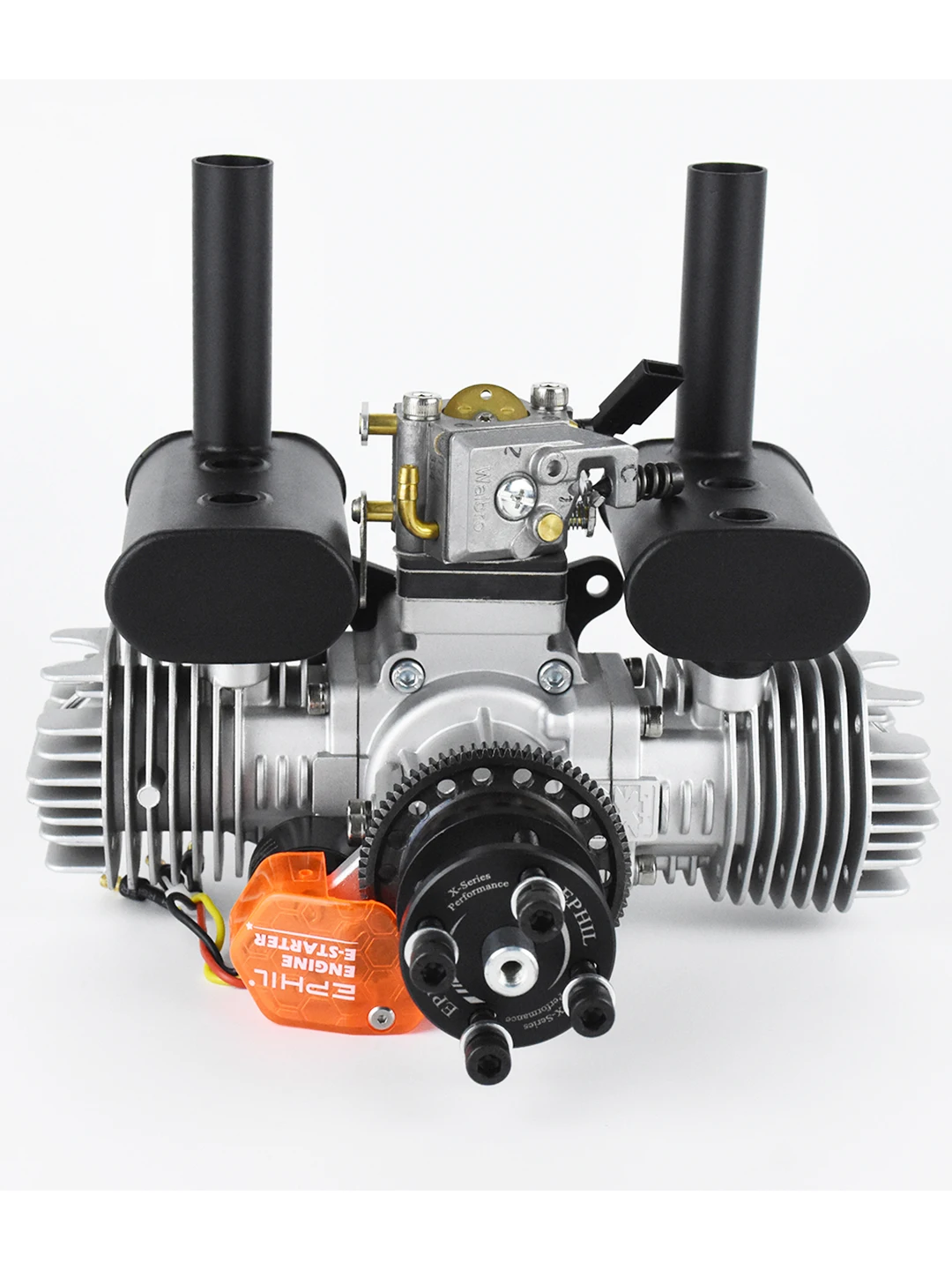 

Ephilpower X-40cc-T Pro модель самолета бензиновый двигатель электрический стартер двойной цилиндр двухтактный