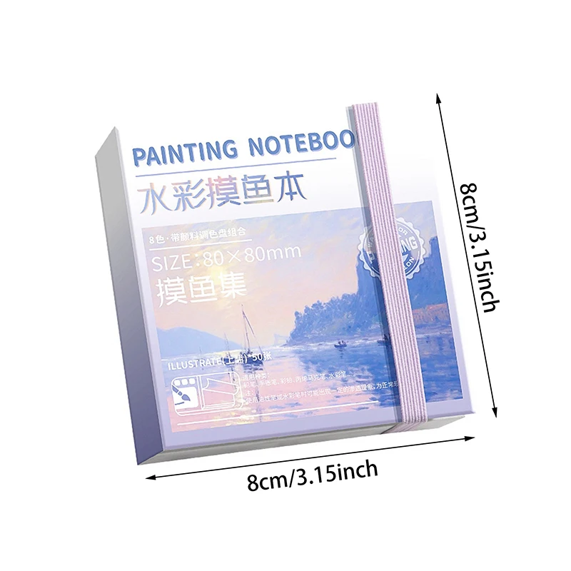 Art Painting Practice Paper Board Mixing Palette Papers Nail Art Drawing Makeup Palette Practice Display Tool