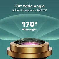 Caméra de recul pour voiture 1080P Full HD CVBS AHD, caméra arrière de recul 170 °   Caméra de recul pour voiture, Vision nocturne grand angle, objectif Fisheye 2