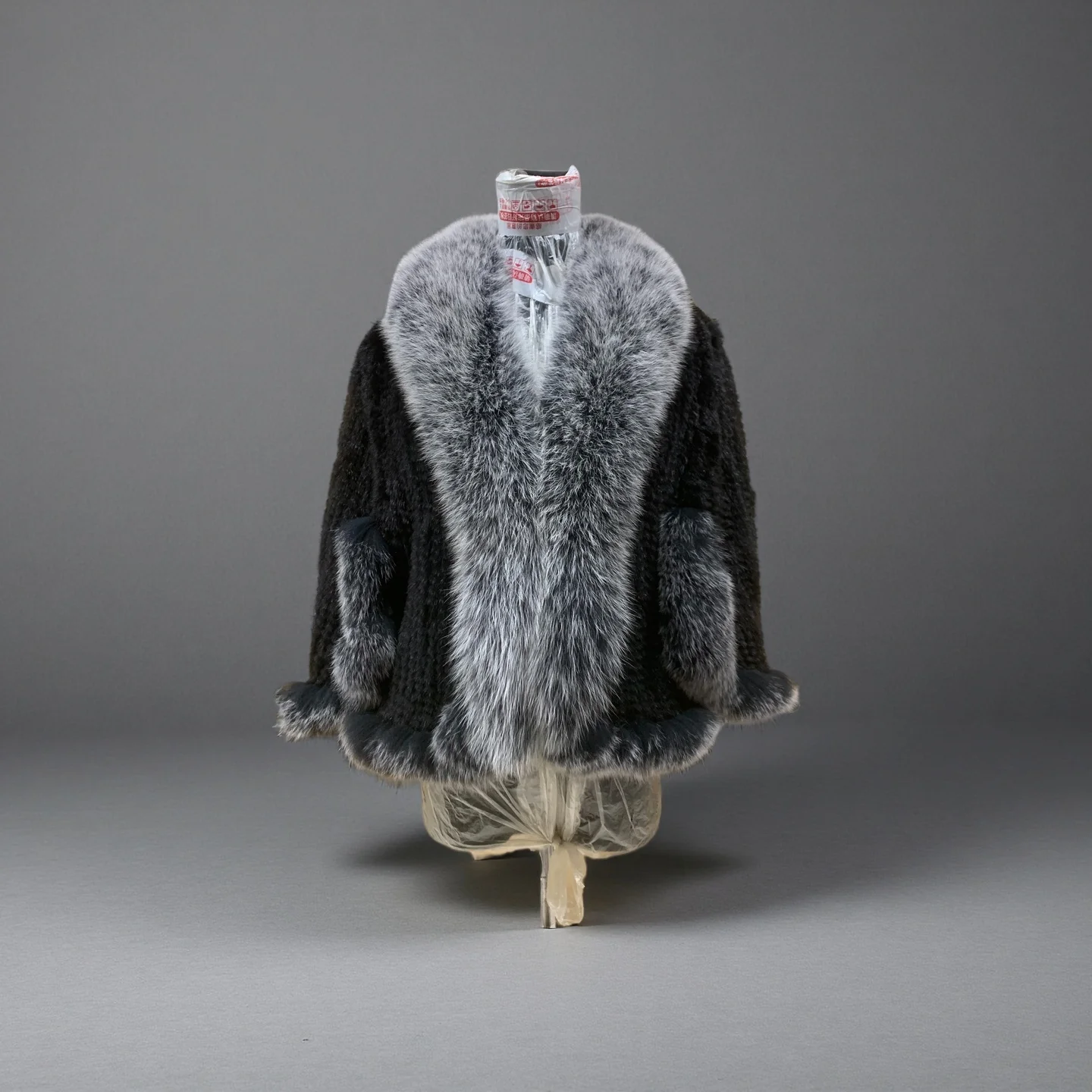 الخريف الشتاء السيدات حقيقية محبوك فرو المنك شالات...