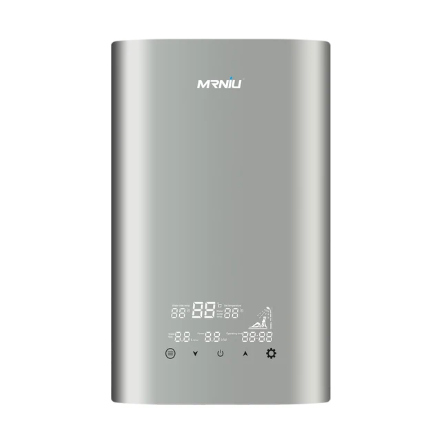Chauffe-eau électrique instantané AI 220V, contrôle vocal Intelligent pour la maison, bain, chaleur rapide, grande quantité d'eau pour douche, salle de bain 1