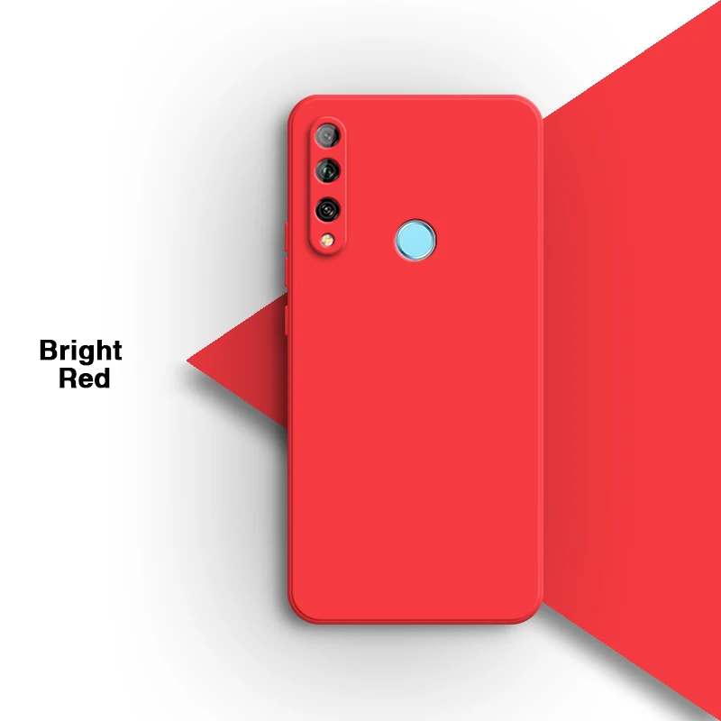 Matte Soft Candy Color Silicone Phone Case with Lens Protection