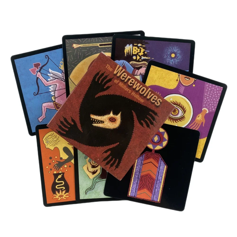 The Werewolf Cards A 24 Table Game With Paper Guidebook Puzzle Leisure Family Friend Party Getting Started Simple Board Deck 4