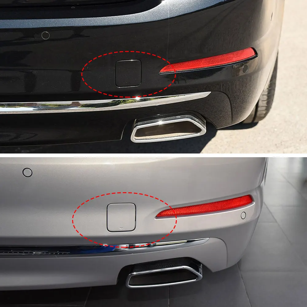 Oulesh Copertura per Gancio di Traino per paraurti per BMW Serie 5 G30 G31 518 520 525 530 535 540 2017-2019, Gancio di Traino per Paraurti Anteriore Coperchio per Occhiello Tappo di Traino