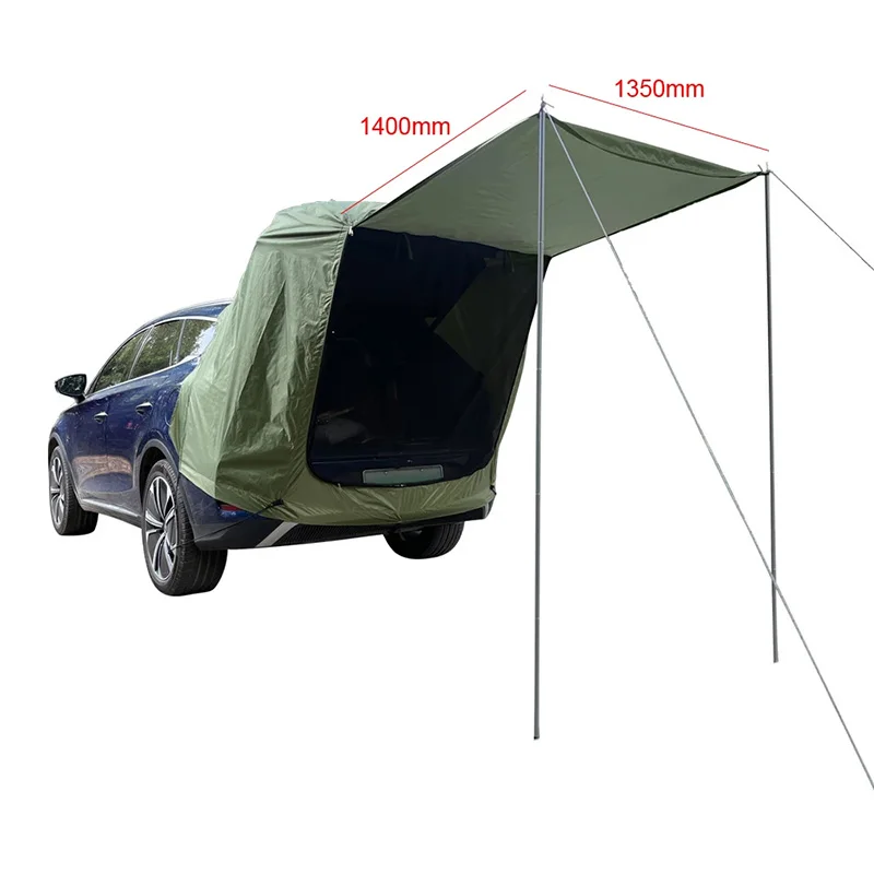 Car Rear Camping Tent with Canopy 6