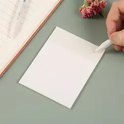 Autocollants de mémo transparents, étiquette de rappel de Message, 4 pièces 