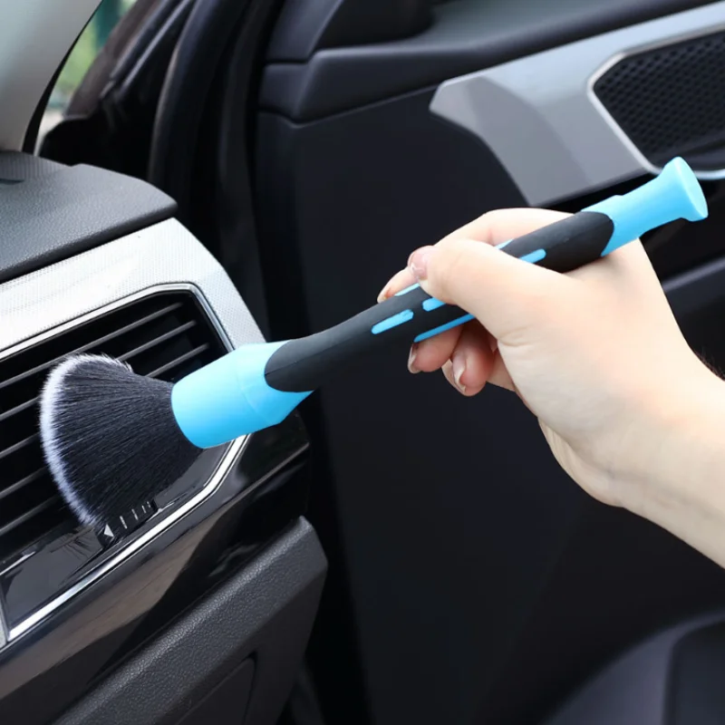 

4 Types Car Soft Bristles Cleaning Brush Auto Air Conditioner Vent Blinds Clean Tools Universal Dust Sweeping Remover Brushes