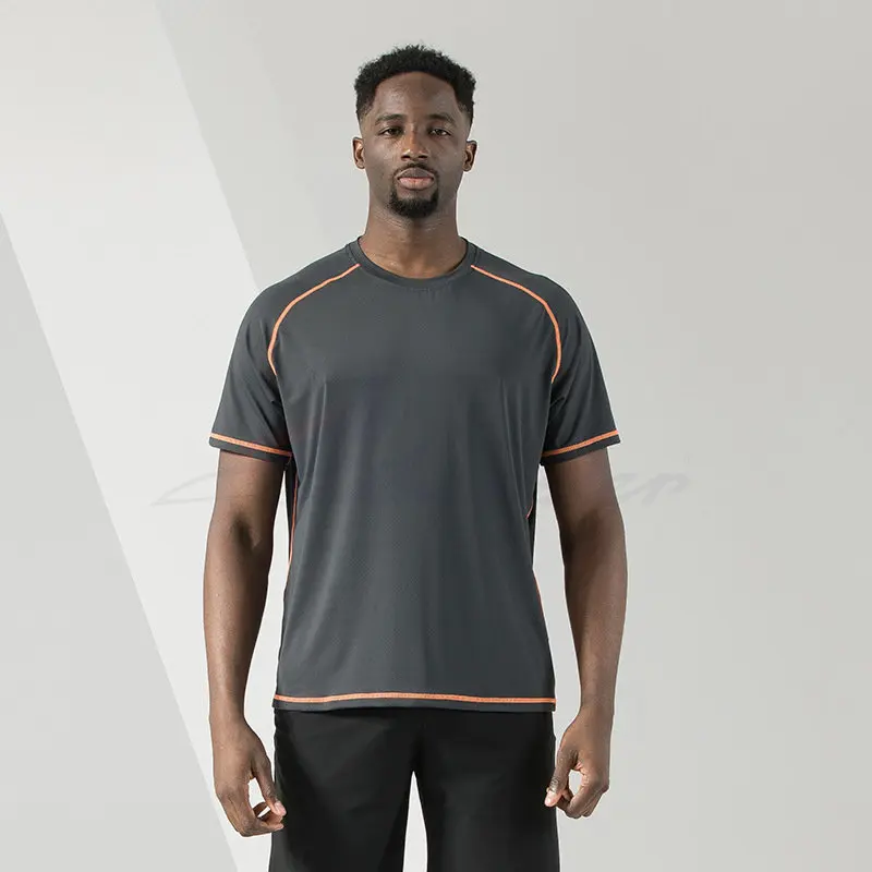 

Men and Women Quick Dry Crew Neck T Shirts Athletic Running Gym Workout Short Mesh Moisture Wicking Active Sleeve Tee Tops Bulk
