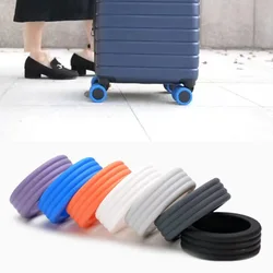 8Pcs Silicone Wheels Protector For Luggage Reduce Noise Travel Luggage Suitcase Wheels Cover Castor Sleeve Luggage Accessories