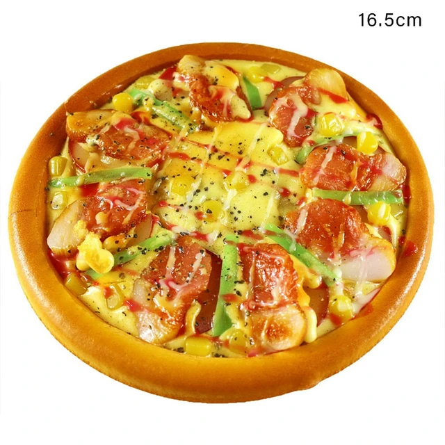 VOSAREA Conjunto De Jogo De Pizza De Simulação De 2 Peças Conjunto De Jogo  De Simulação De Pizza De Pizza Falsa Decoração De Natal Comida Modelo De  Fatia De Pizza Decoração De