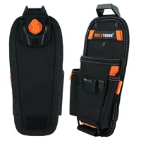 MELOTOUGH Small Tool Pouch with Quick Release Belt Clip,Clip On Tool Belt Pouch with Electrician Tapemeasure Clip 2