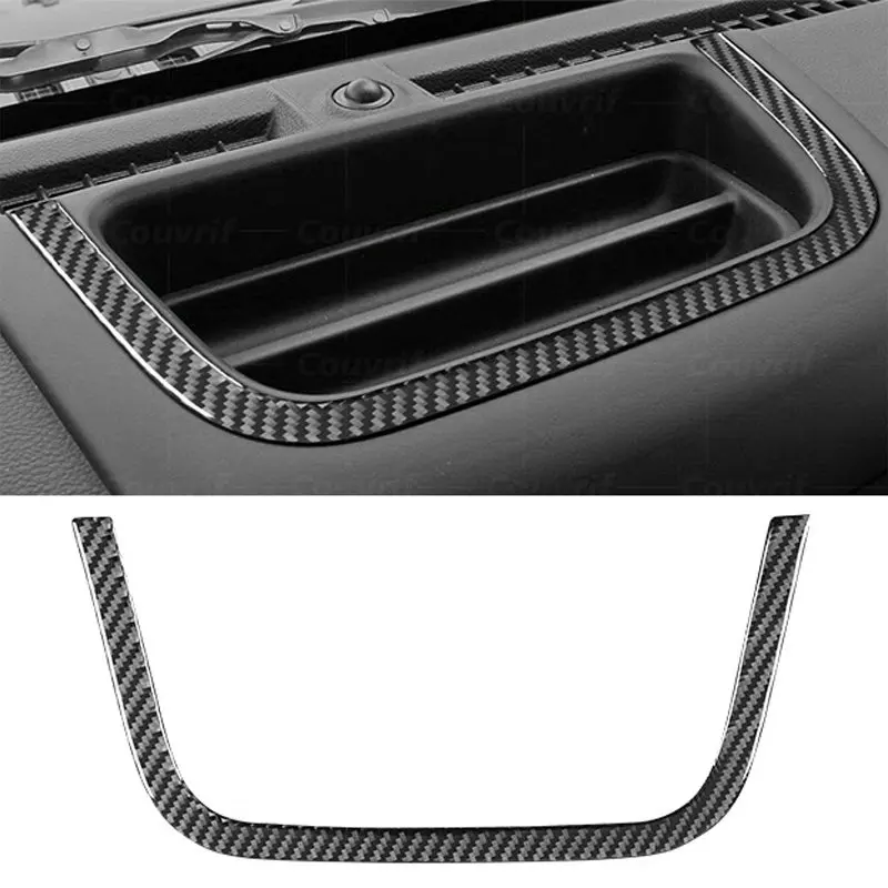 

Внутренняя крышка из углеродного волокна центральная консоль коробка для хранения рамка декоративная наклейка для Jeep Wrangler JK 2007-2017 автомобильные аксессуары