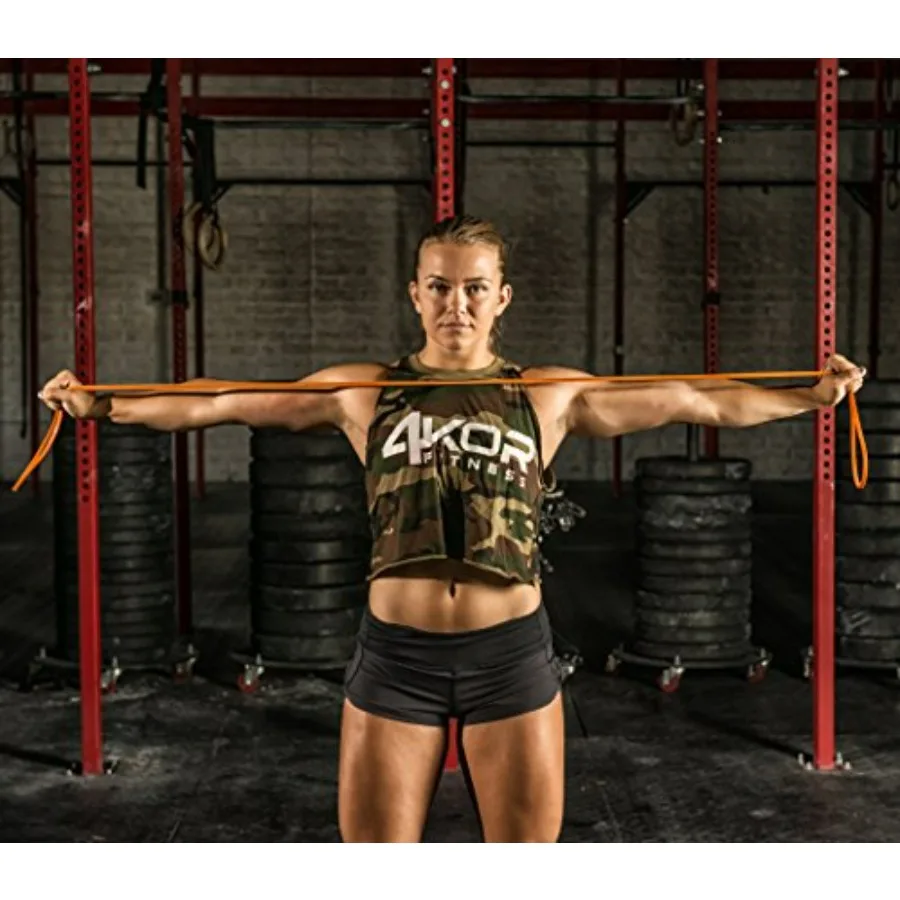 Pull Up Assist Band Set by - 6 Band Set of Heavy Duty 41" Resistance Bands for Mobility, Crossfit, Weightlifting, Therapy, Home