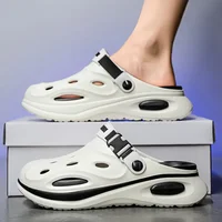 Large Size Men's Slip-On Sandals Outdoor Floating Anti-Slip EVA Thong Slippers Couple Beach Shoes Comfortable Casual Slippers