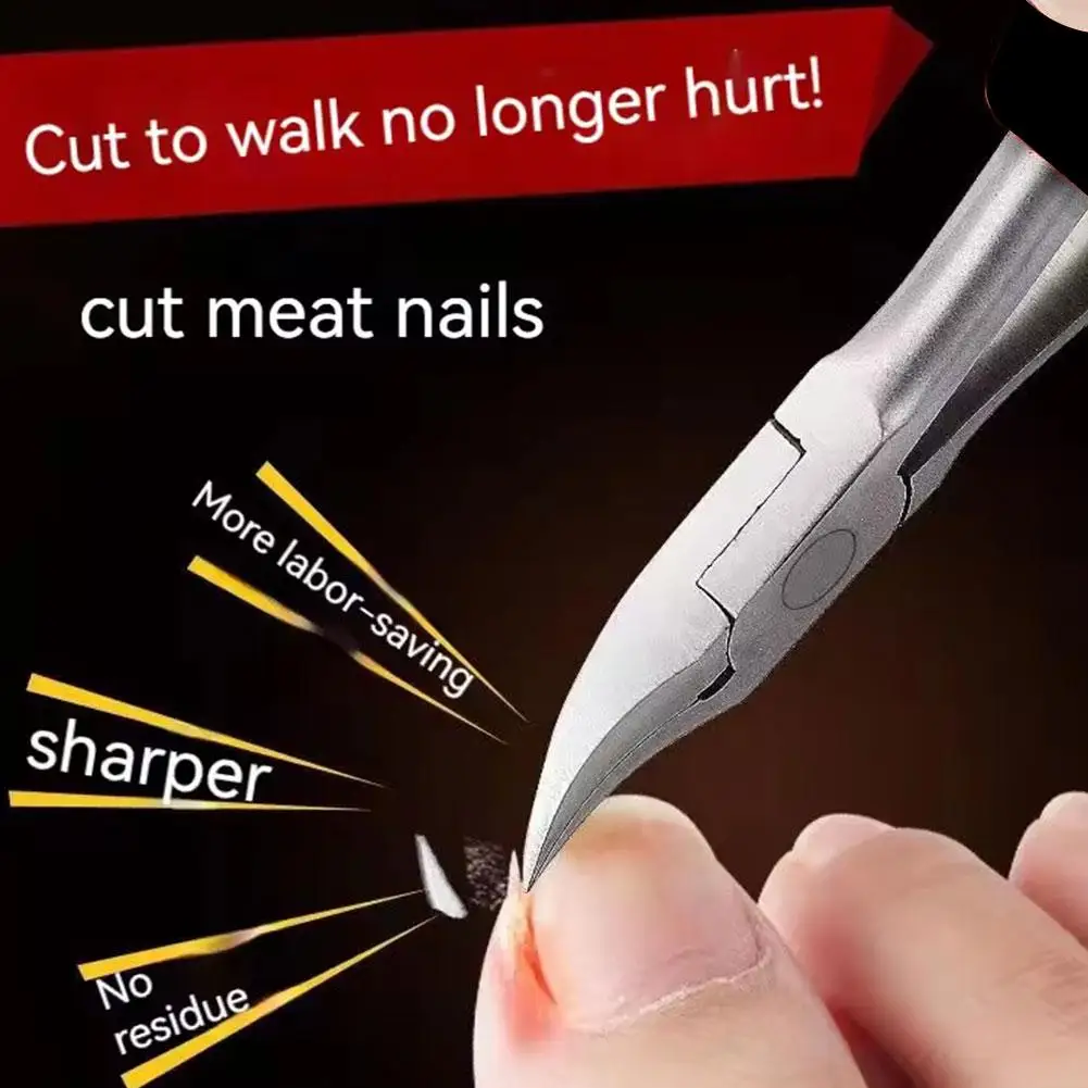 

1PC Paronychia Tools Nail Cutter Dead Skin Remove Cuticle Manicure Scissors Trimmer Anti-Splash Toenail Clippers Z0K2