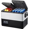 PT35 Car Refrigerator with AC Adapter,35L Dual Zone Portable Freezer,12 Volt Refrigerator Electric Cooler for Car campi 1