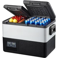 PT35 Car Refrigerator with AC Adapter,35L Dual Zone Portable Freezer,12 Volt Refrigerator Electric Cooler for Car campi 1