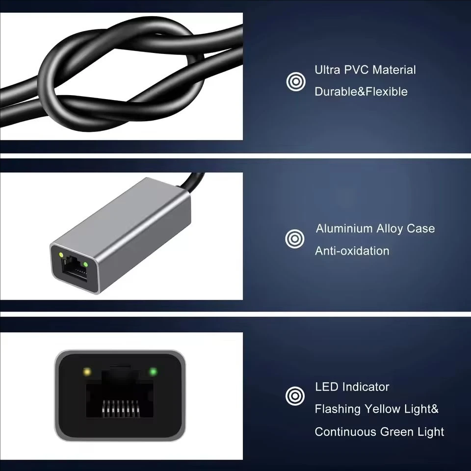 รูปสินค้า อะแดปเตอร์ USB-C 1000Mbps ถึง RJ45