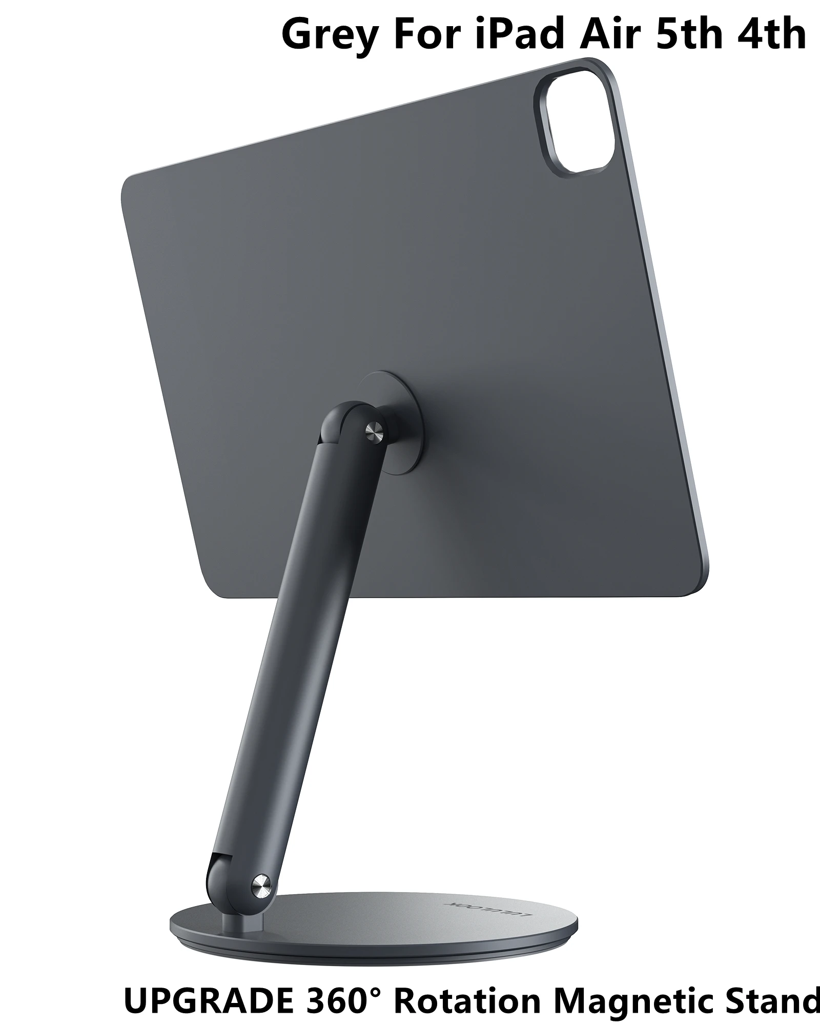 LULULOOK Support Ordinateur en Aluminium, Base Rotative à 360° et Pliable,  Support PC Portable, Support Ordinateur, Support pour Macbook Pro