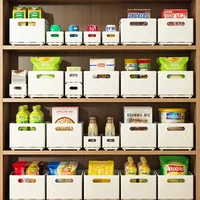 กล่องจัดระเบียบลิ้นชักแบบยืดหดได้ 1/2/3 ชิ้น กล่องเก็บของในตู้แบบปรับได้ กล่องจัดระเบียบครัวแบบซ้อนได้ กล่องจัดเก็บสำหรับใช้ในบ้าน 4