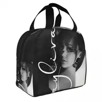 Custom Music Singer Ayliva Insulated Lunch Tote Bag for Women Portable Cooler Thermal Food Lunch Box Kids School Children 2