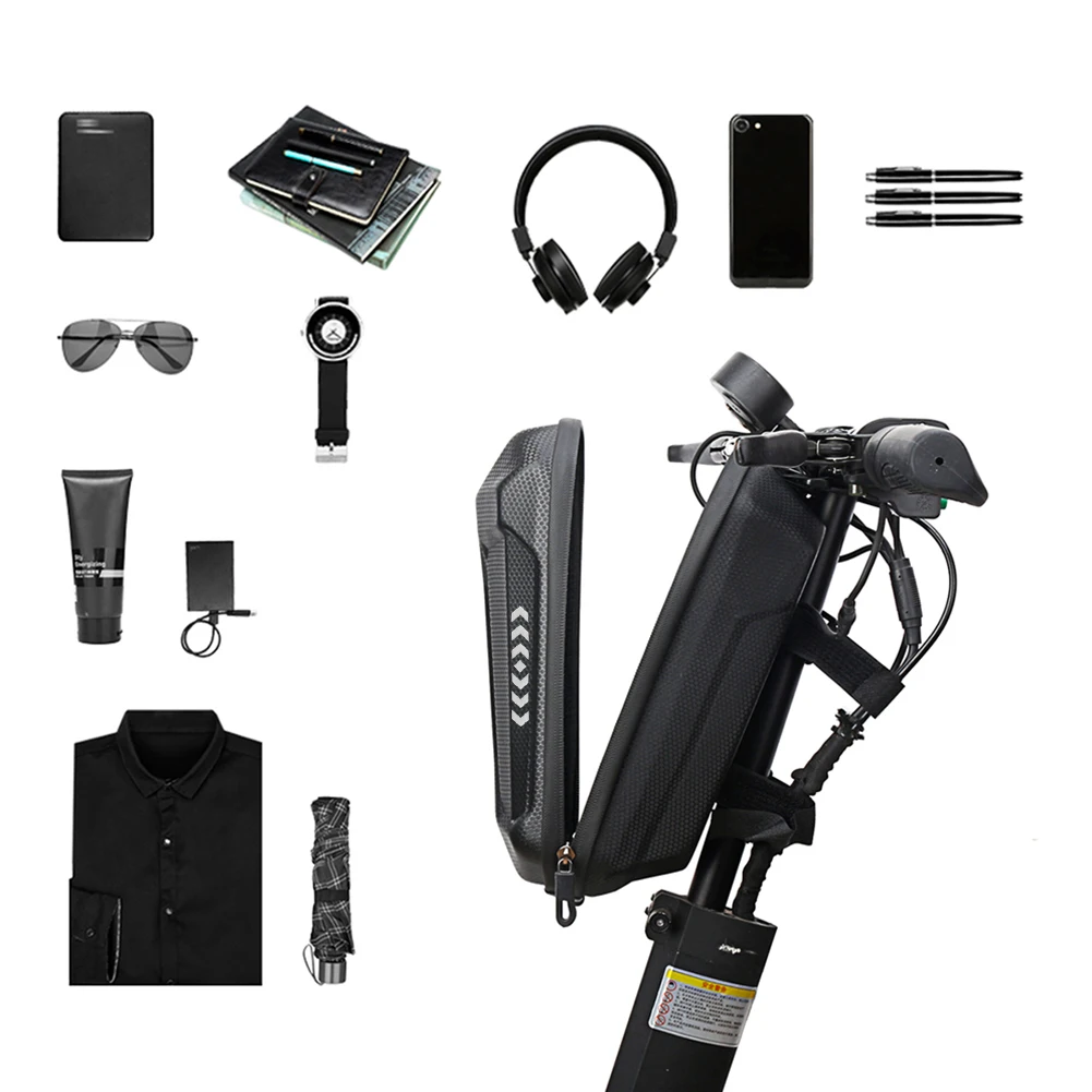 Electric Scooter Bag Double Zipper Large Capacity Universal Electric Scooter Handlebar Bag for Kugoo M4 for M365 PRO 2