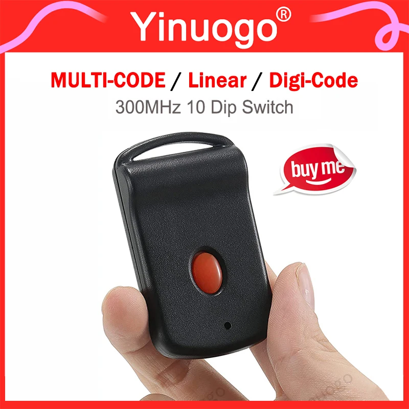 

For LINEAR / MULTI-CODE 3089 3060 3089-11 4120 MCS308911 Garage Remote Control Gate Opener 300MHz Compatible With Digi-Code 5010