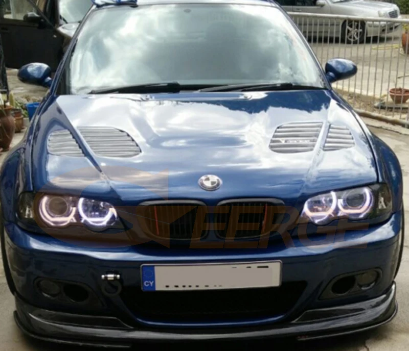 For BMW E46 pre-facelift coupe cabrio with PROJECTORS 1998-03 Smd Led Angel  Eyes