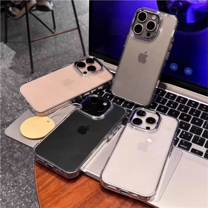 Transparent Soft Silicone Shockproof Bumper Phone Back Cover