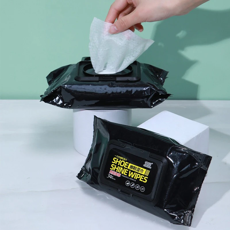 Portable Disposable Shoe Cleaning Wipes for Home Use