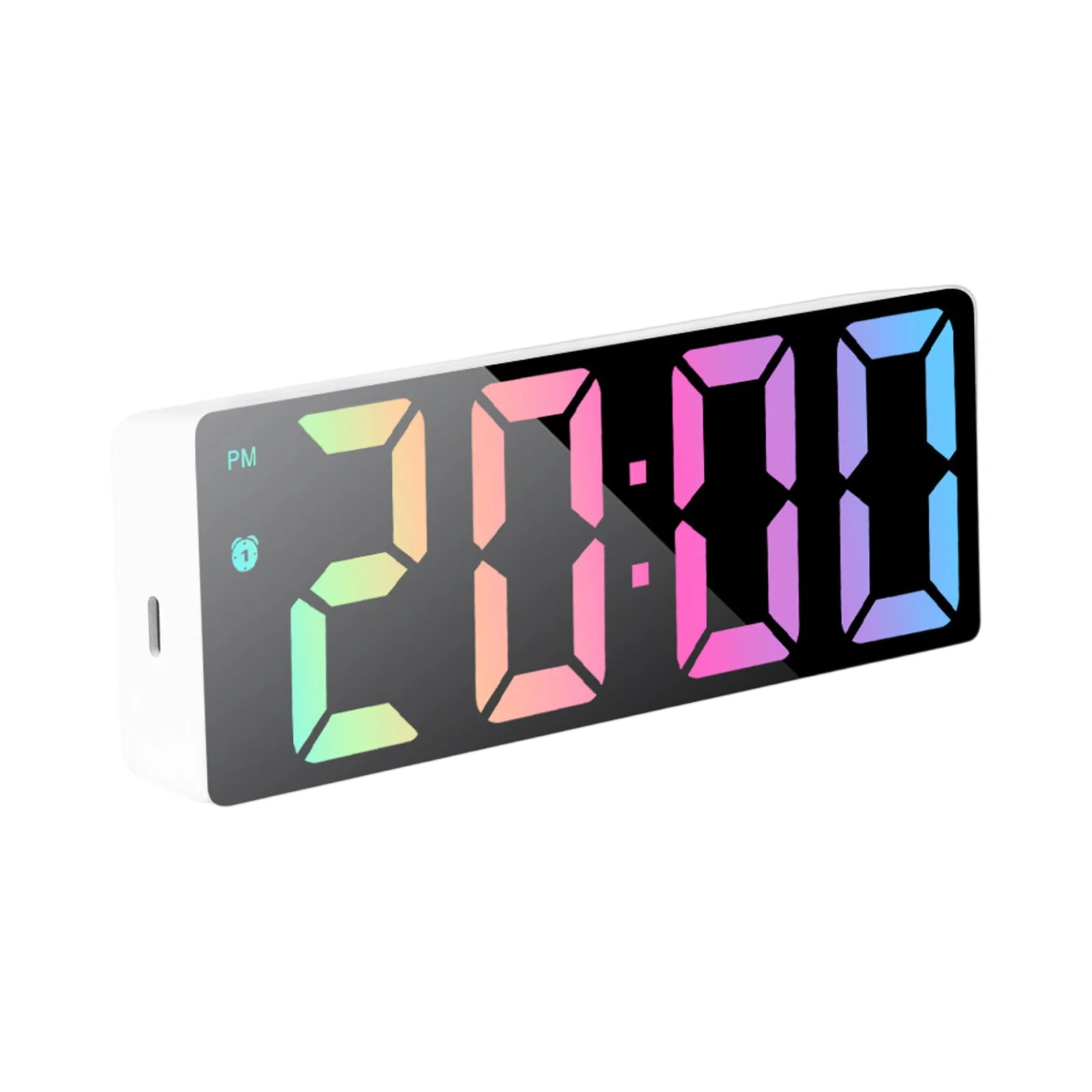 Multi Functional Desktop Clock LED Digital Displayed Electronic Alarm Clock Family Living Room Bedroom Simple Style Clock