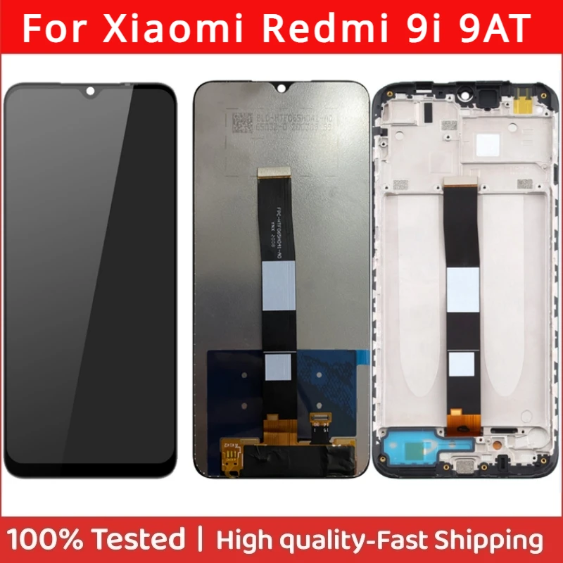 ЖК-дисплей 6,53 дюйма IPS для Xiaomi Redmi 9i M2006C3LII 9AT M2006C3LVG, сенсорный экран, дигитайзер в сборе