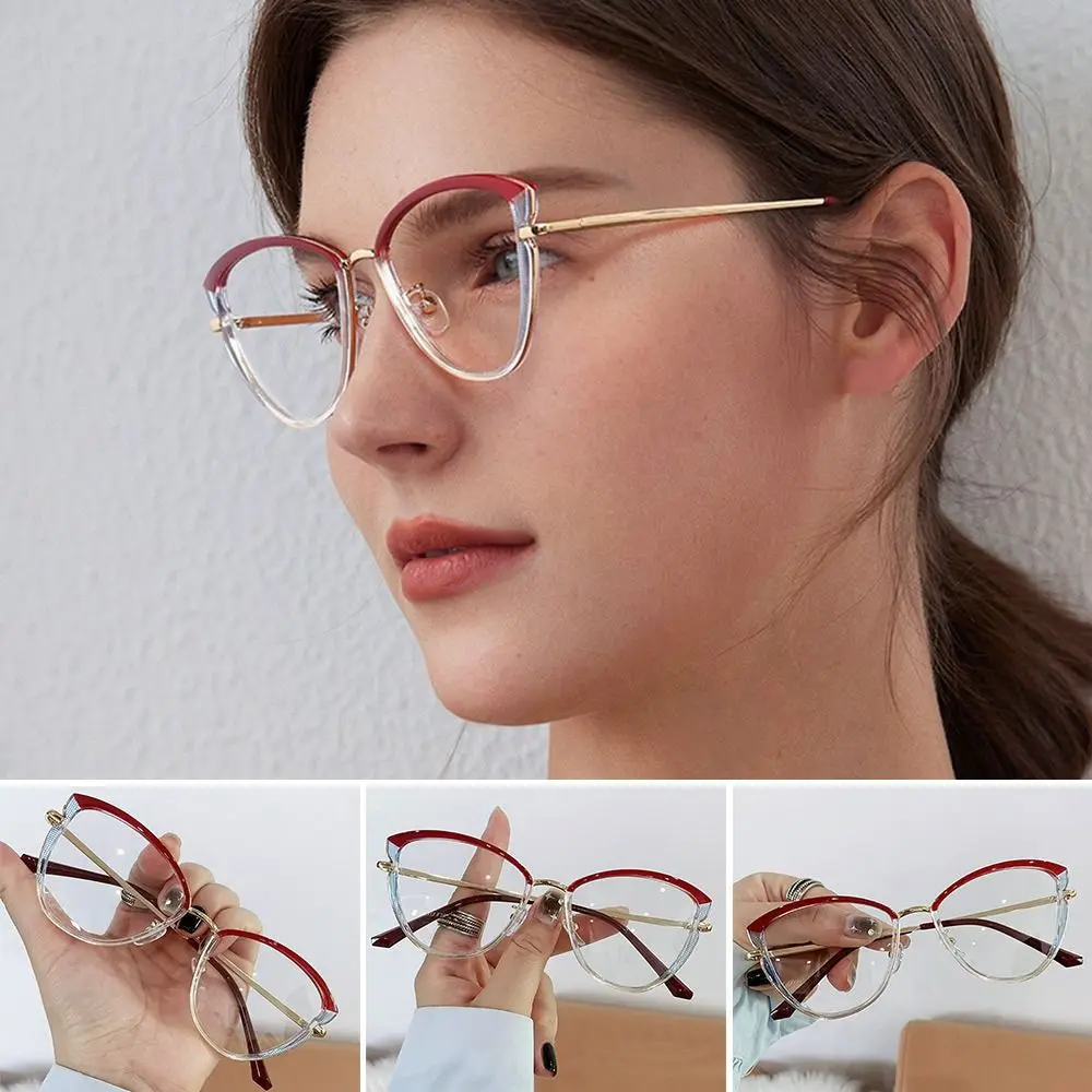 

Eye Protection Anti-Blue Light Glasses Blue Ray Blocking Ultralight Computer Goggles Metal Optical Spectacle Eyeglass